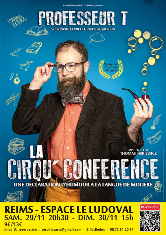 Affiche du spectacle la cirqu'conference