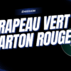 DV-CR /Drapeau vert/carton rouge