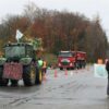 Les agriculteurs mobilisés ce lundi 25 novembre.