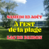 À l’EST de la plage – Samedi 23 août 2025 au Lac de Bairon