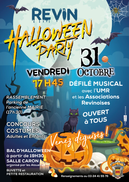Affiche soirée Halloween Revin