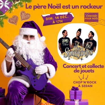 Affiche pour le concert des 30ans de l'association Sapristi au Chop and Rock
