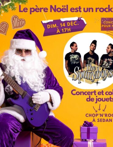 Affiche pour le concert des 30ans de l'association Sapristi au Chop and Rock