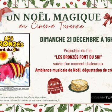 Affiche Dimanche Ciné Noël Cinéma Turenne