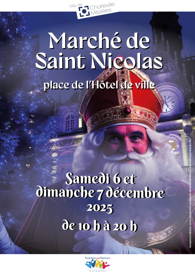 flyer marché de Saint Nicolas