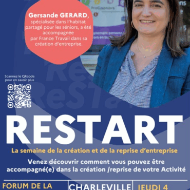 Affiche pour l'évènement Restart de Charleville-Mézières