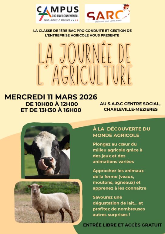 Affiche sur la journée de l'agriculture
