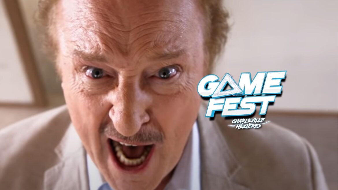 Photo de Bernard Farcy @MaxPPP et logo de Game Fest Charleville-Mézières