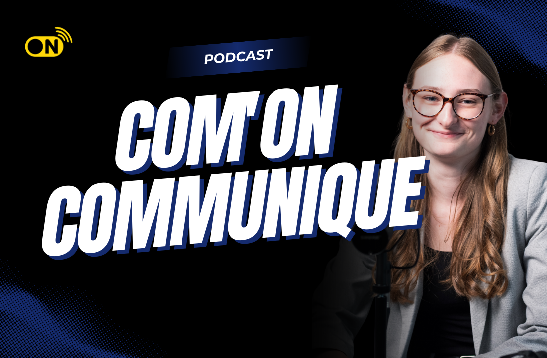 Affiche de notre émission " Com'on Communique " animé par Cloé