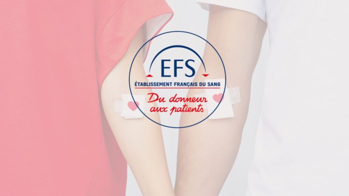 Image avec le logo de Établissement français du don du sang