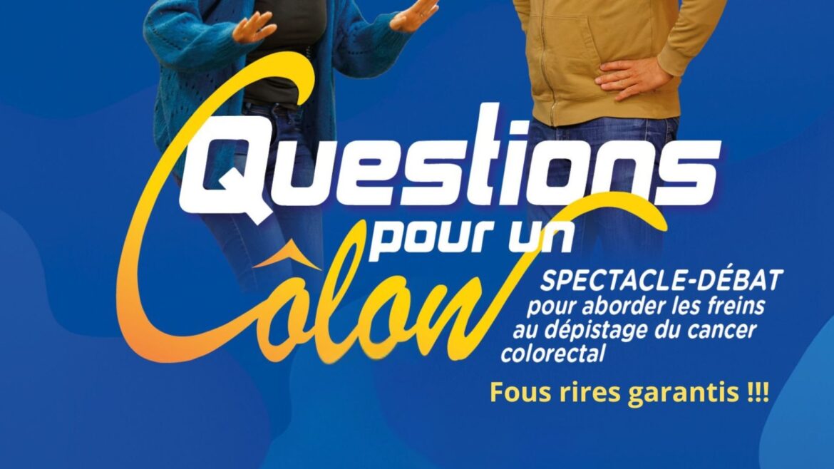 Bannière du spectacle débat " Question pour un Côlon"