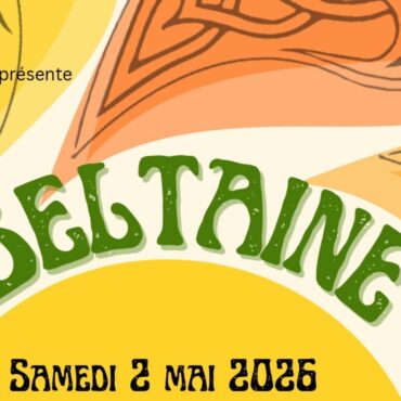 Bannière pour Beltaine le 2 mai à Verrières organisé par la Bronca