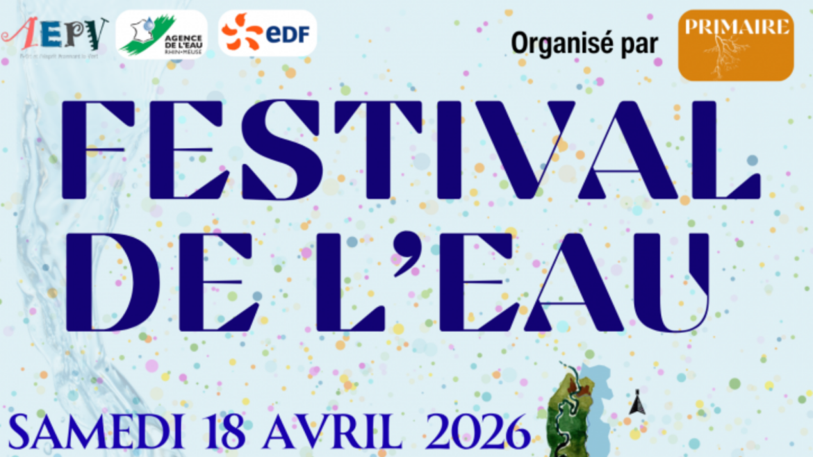 Bannière du Festival de l'eau le 18 avril 2026 à Thilay