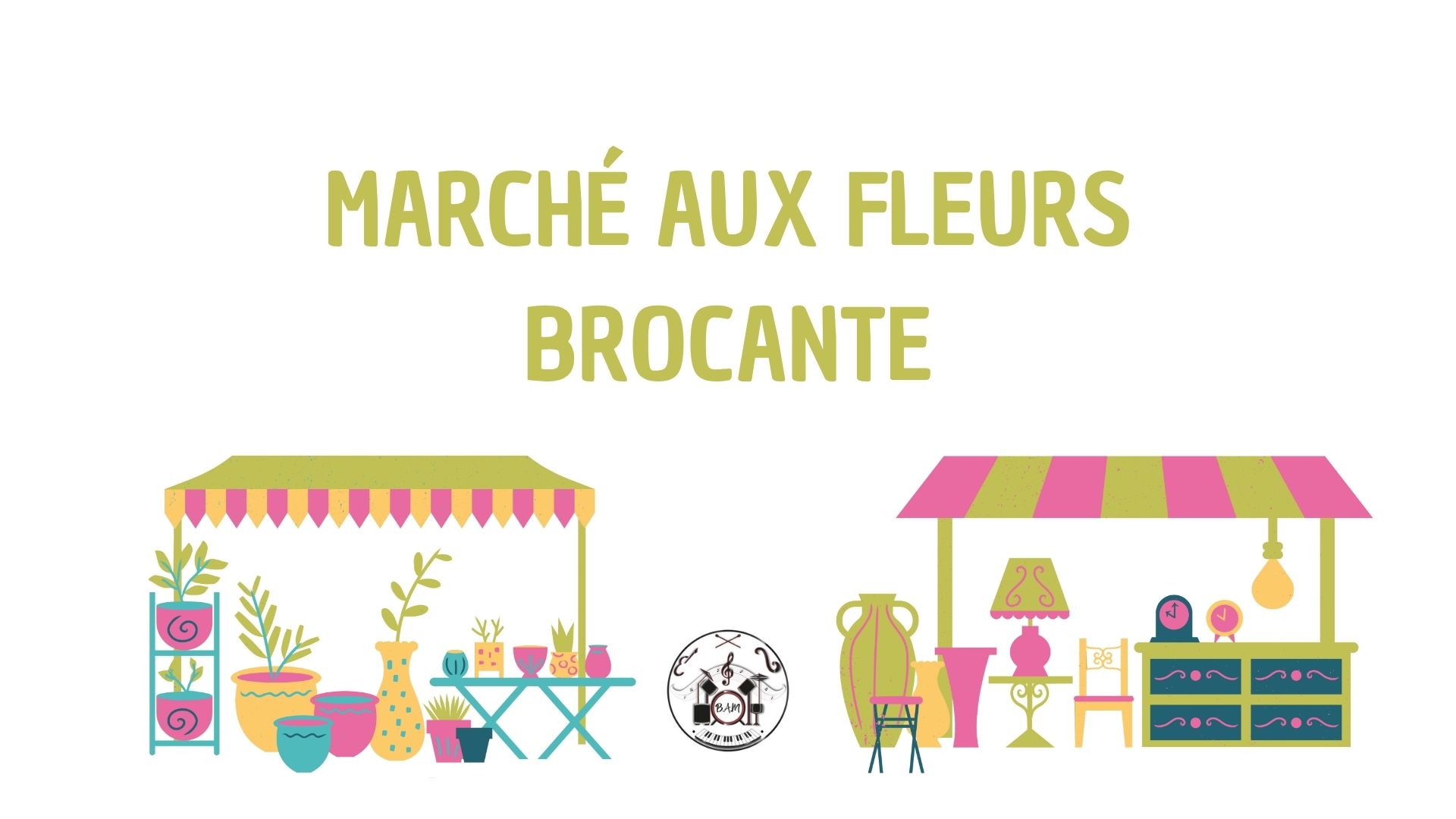 Marché aux Fleures Brocantes à L'Echelle