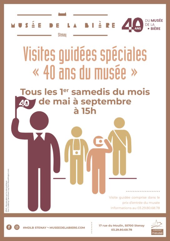 Présentation des visites guidées du Musée de la bière à Stenay