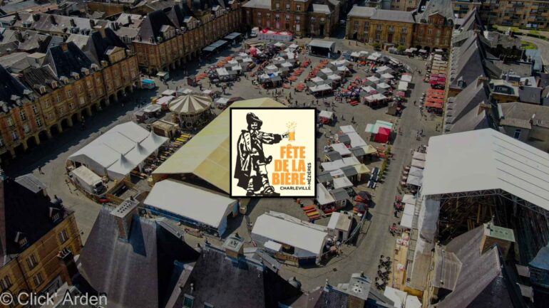 Photo de La place Ducale prise par Click Arden lors de la fête de la bière de 2023