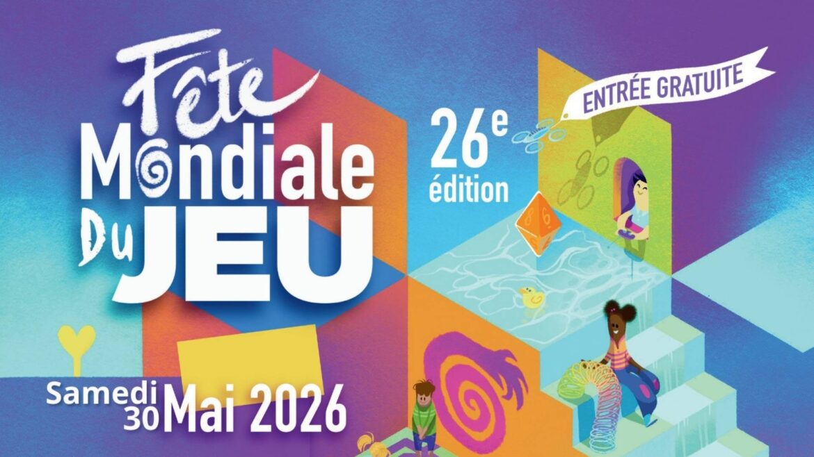 Bannière de La 26ème édition de Fête Mondiale du Jeu le 30 mai à Charleville-Mézières