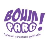 Logo de l'entreprise de location de structure gonflable nommé Boum Parc !