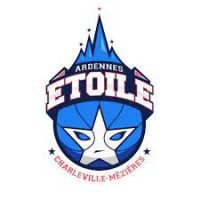Logo en forme de ballon étoilé ressemblant à une météorite, représentant l'équipe de l'étoile de Charleville-mézières